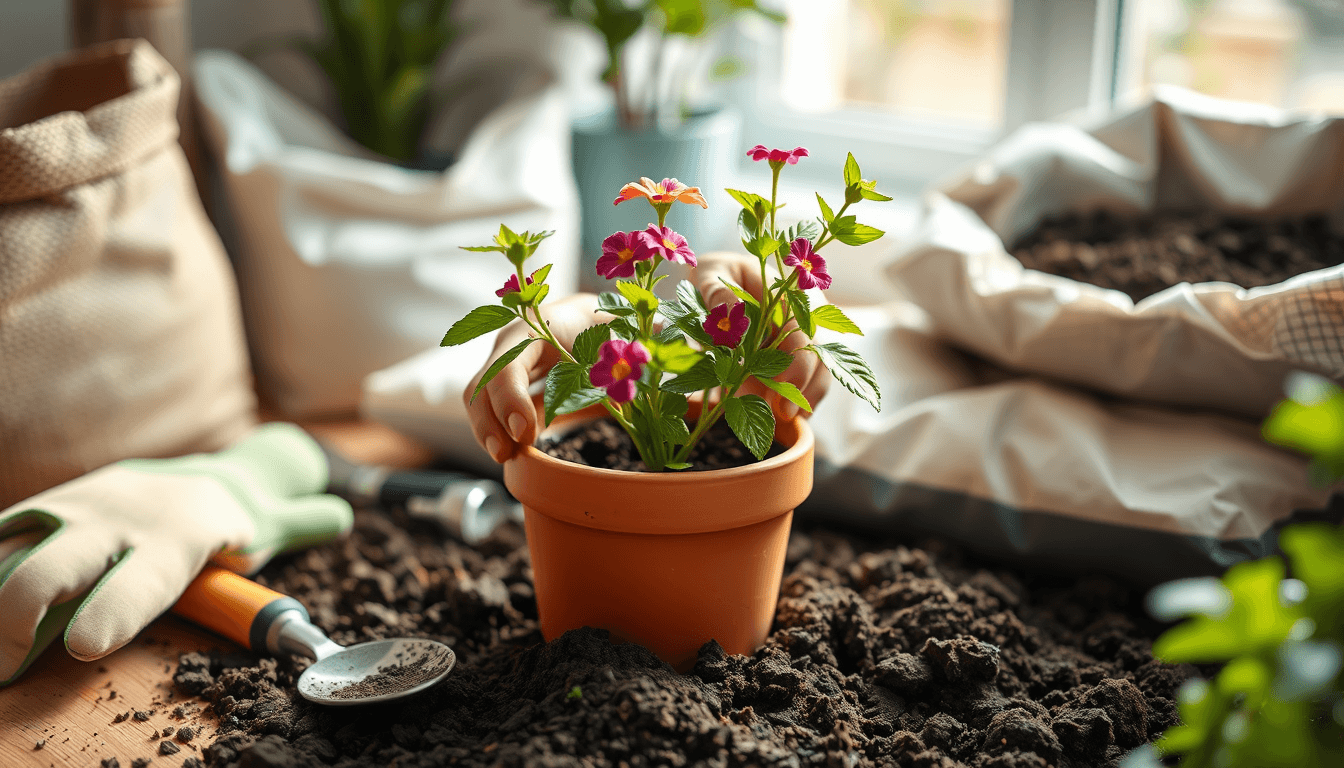 室內開花植物Q_A_換盆週期_介質選用與4大養護技巧