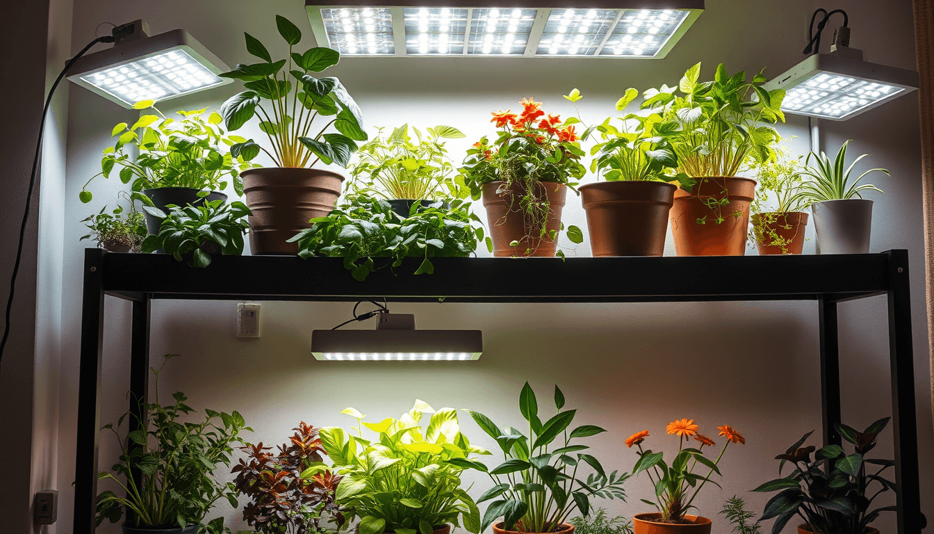 植物燈調整FAQ_6種情境解惑_掌握瓦數_光譜與距離