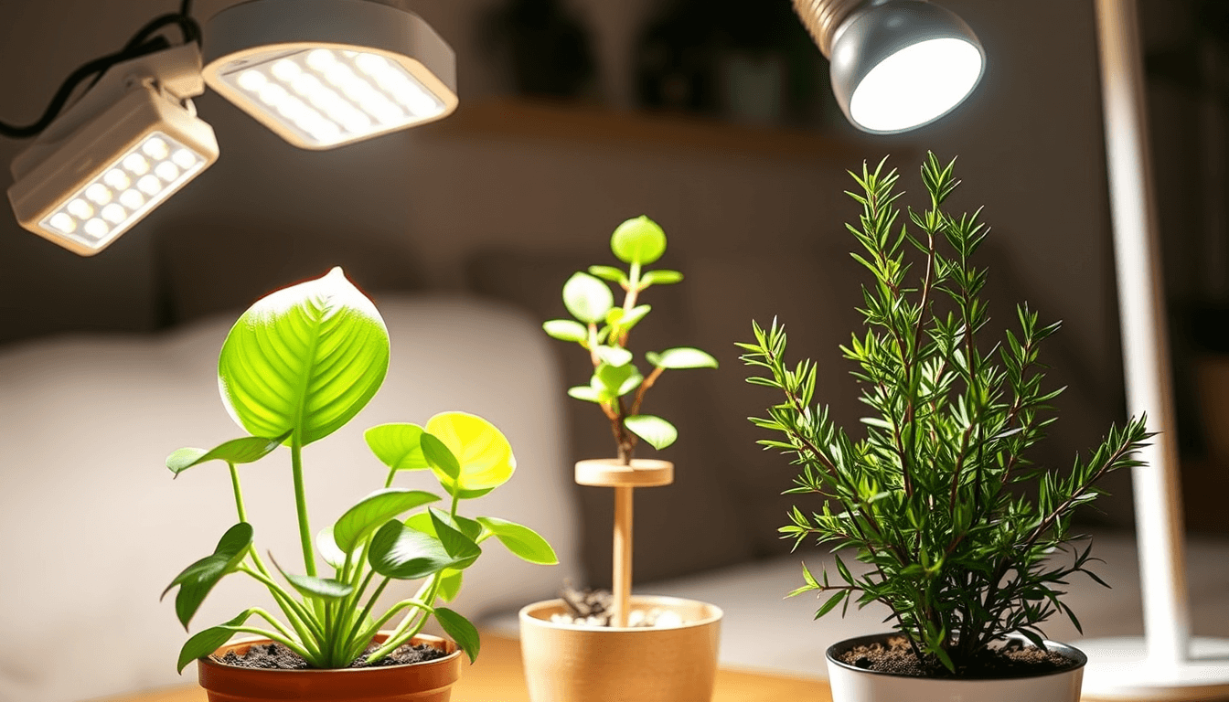 植物補光全攻略_5個DIY技巧_光照強度與燈具選購指南