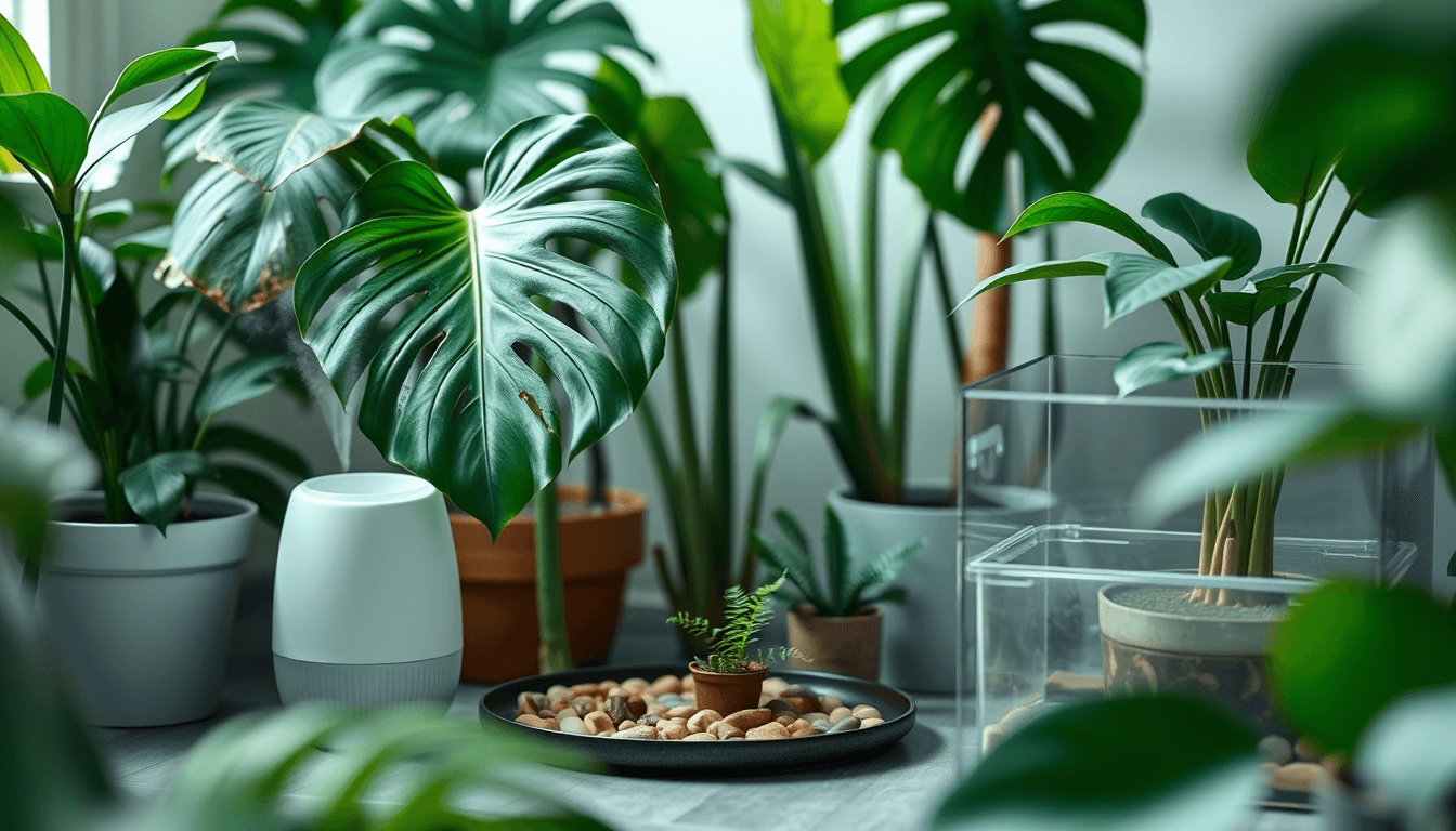 觀葉植物濕度攻略_5種加濕法_3款噴霧器選購全指南