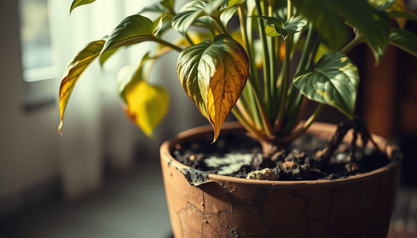 介質異常4大訊號_積水_板結_發霉_異味_解讀植物求救訊號