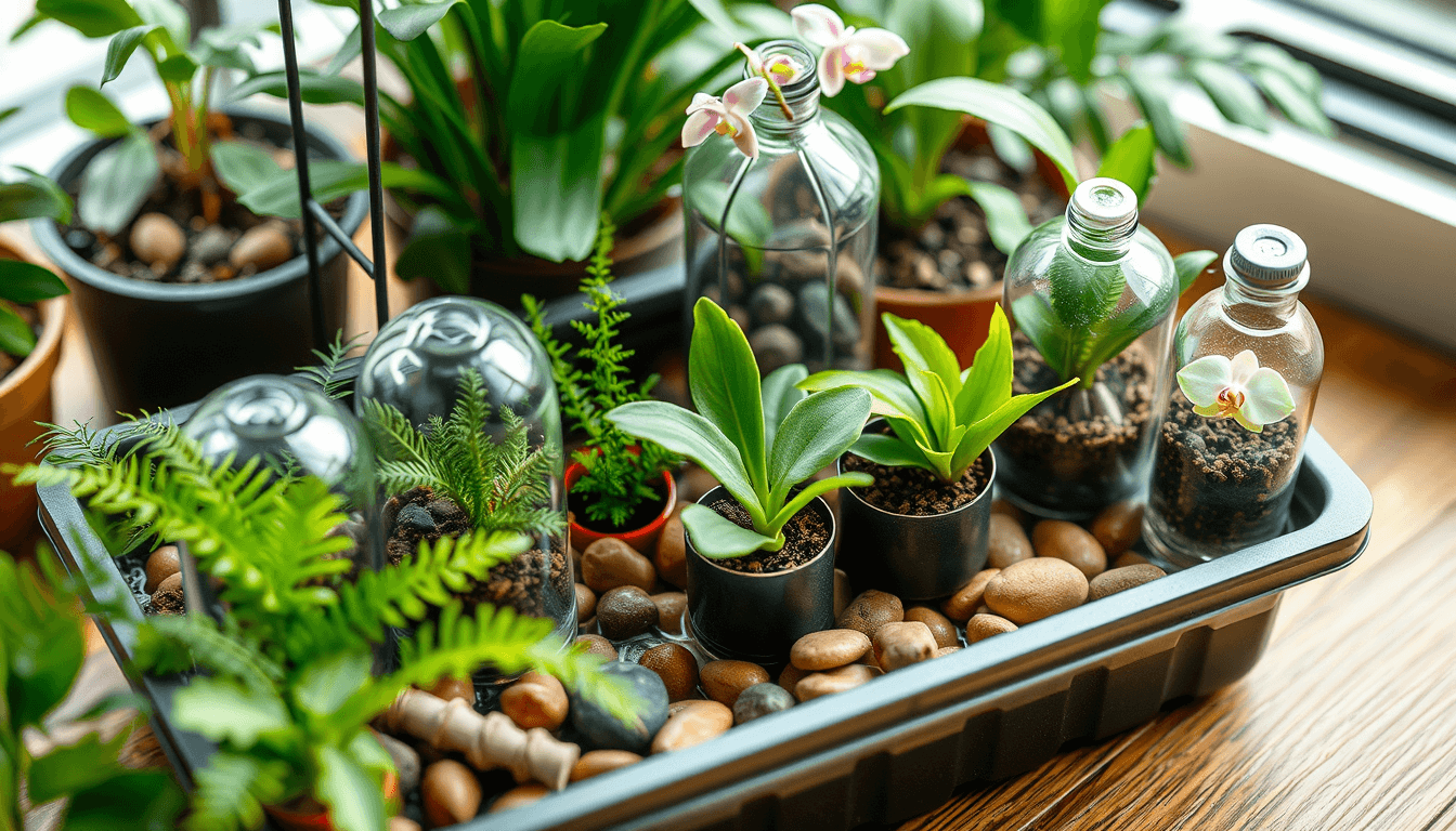微型雨林DIY_3個低成本技巧_濕度提升15_告別熱帶植物焦葉
