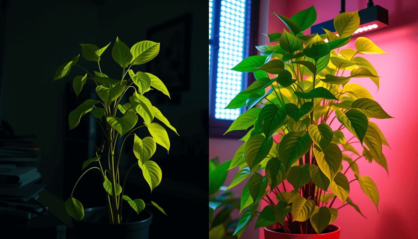 植物光照壓力警訊_掌握變色_徒長訊號_快速應對就靠這3招
