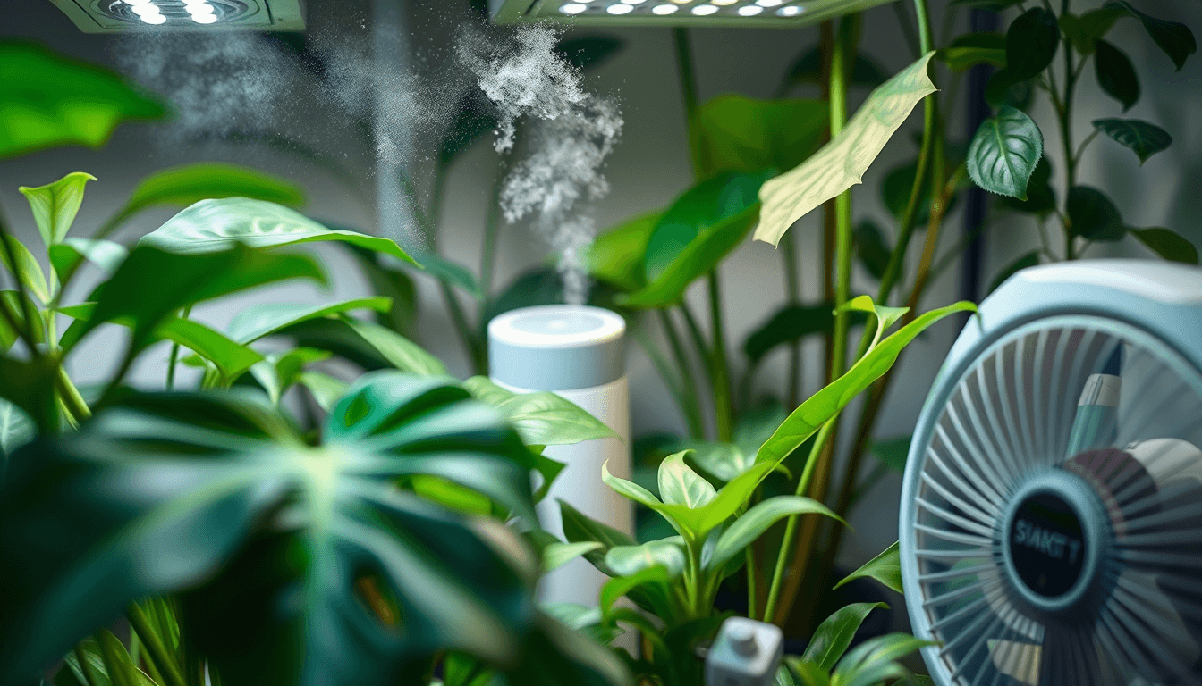 植物燈效益最大化_濕度_通風_反光罩3招環境優化術