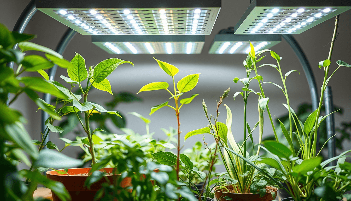植物燈調整術_依徒長_焦黃訊號_微調5-15公分距離