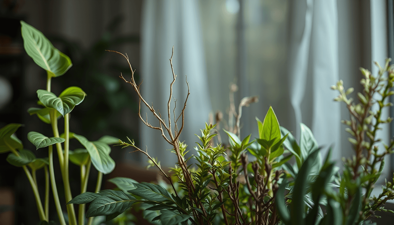 植物缺光3大徵兆_徒長_葉片變色_生長停滯判讀