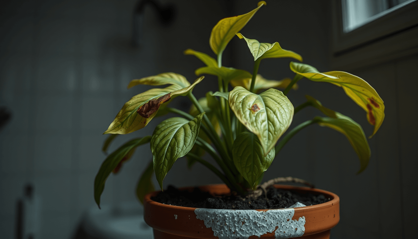 浴室植物病蟲害預警_高濕環境5大問題與初期徵兆識別