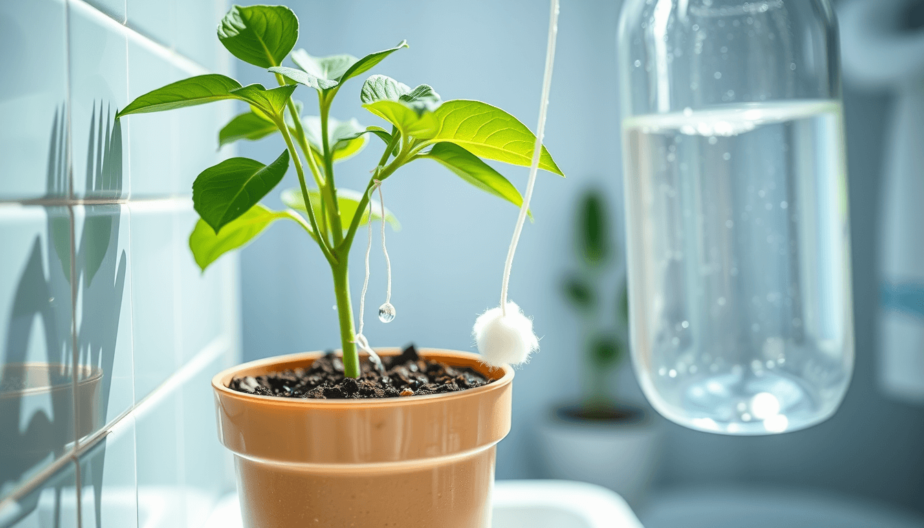 浴室植物自動澆水術_3方案_讓你1個月出差旅行也不怕