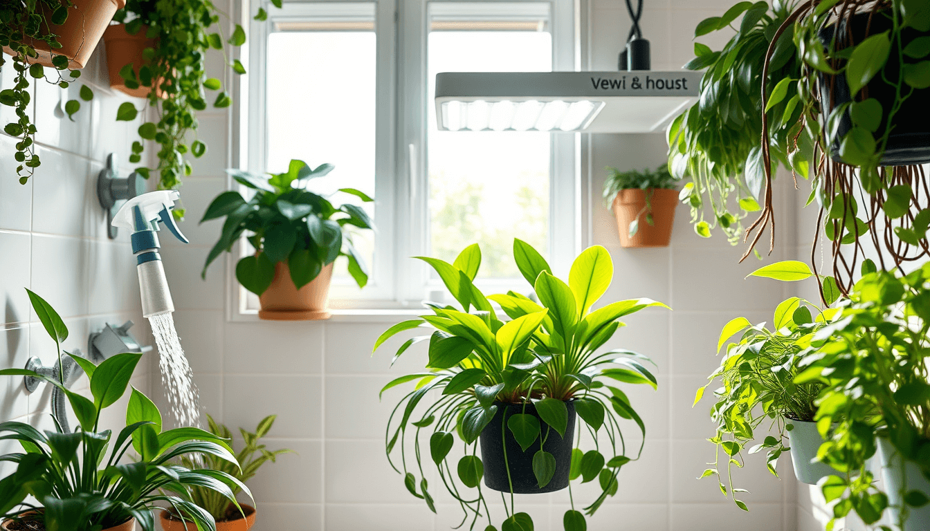 浴室植物養護術_掌握澆水_補光_施肥3大關鍵