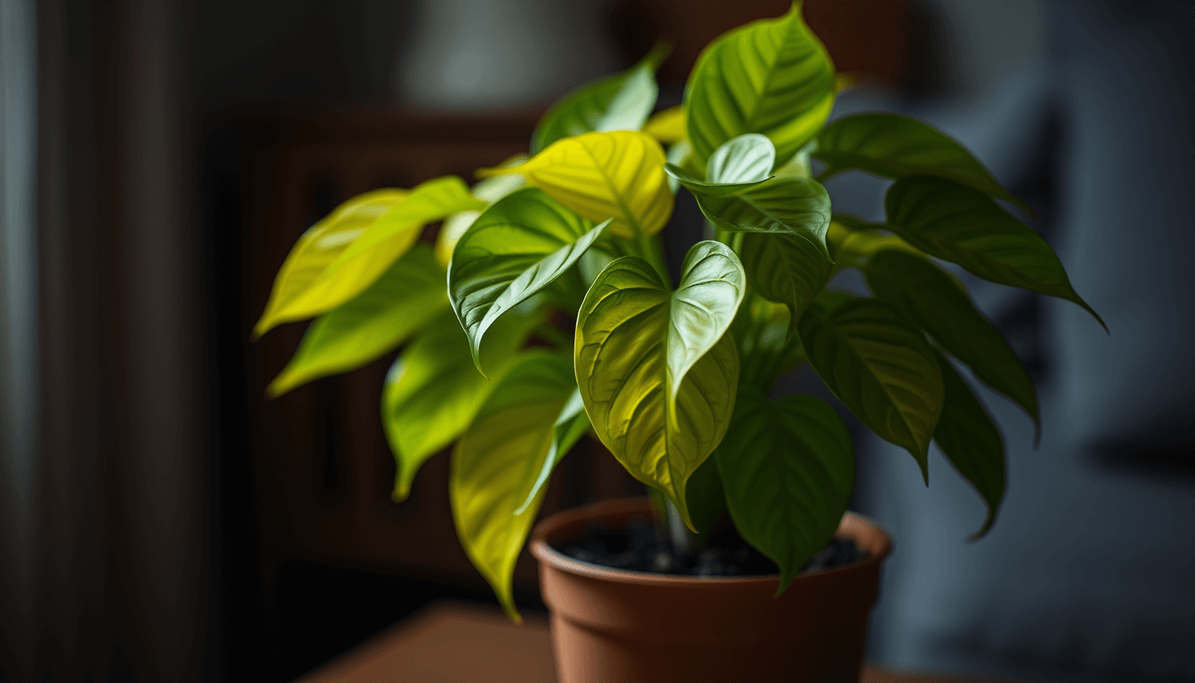 耐陰植物3大警訊_徒長黃葉_不生長_光照診斷與補救對策