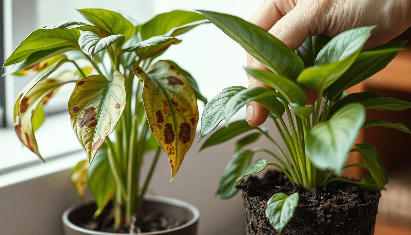 西向窗植物求救訊號_圖解快速診斷曬傷_缺水_病蟲害