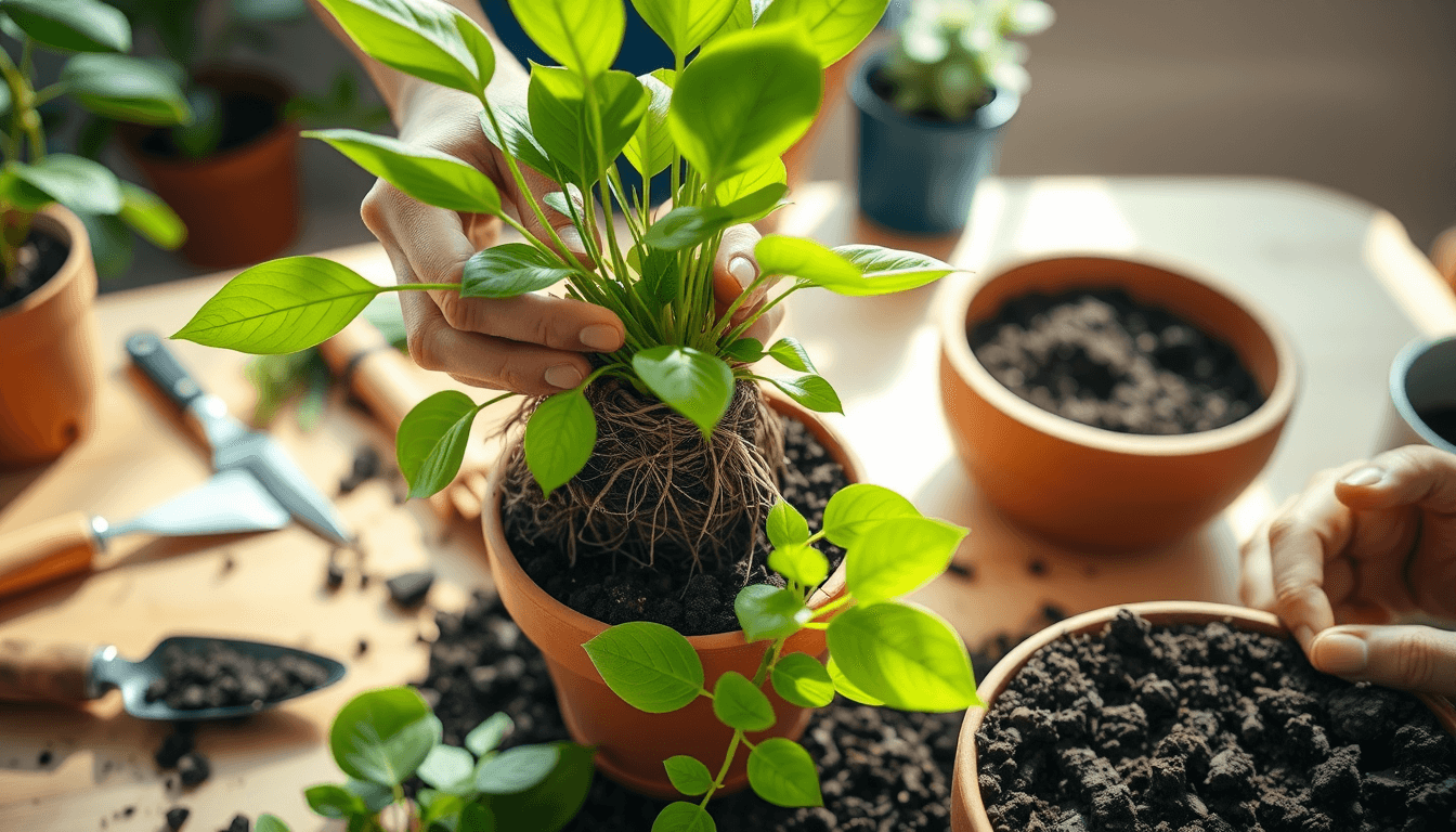 觀葉植物換盆術_3步驟無痛換盆_介質挑選全攻略