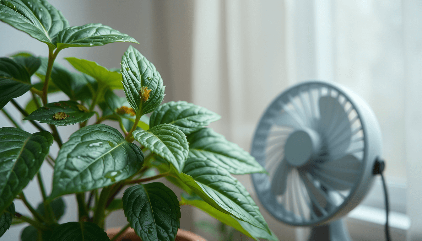 通風管理_噴霧後15分鐘開窗_濕度低於60_防觀葉植物真菌