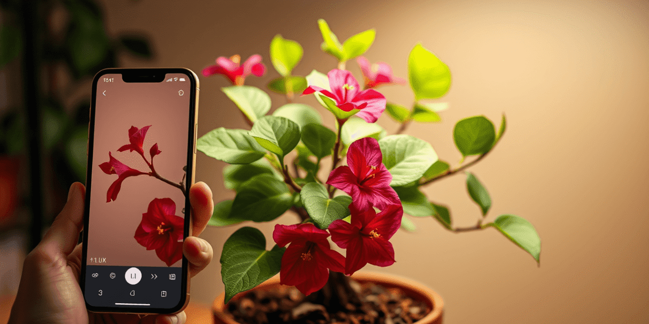 九重葛室內開花3秘訣：光合作用極大化、App光照量測、DIY濕度提升15%