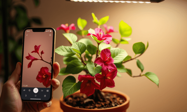 九重葛室內開花3秘訣：光合作用極大化、App光照量測、DIY濕度提升15%