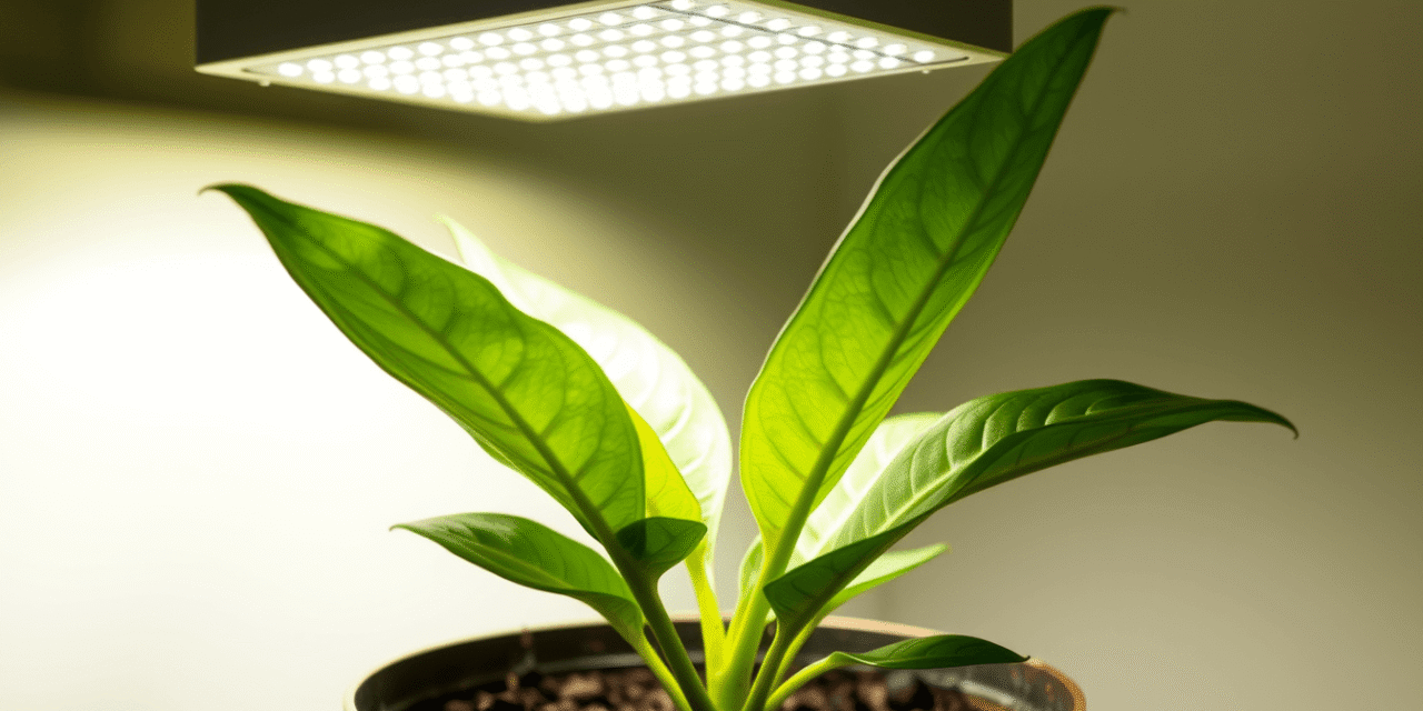 植物補光5大診斷：圖解缺光症狀、決策樹判斷，省電20%養出光合超人