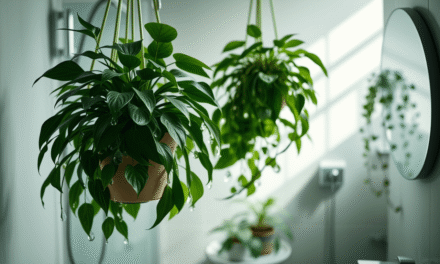 浴室垂吊植物救星：3步微氣候診斷，終結植物墳場，打造你的專屬綠洲