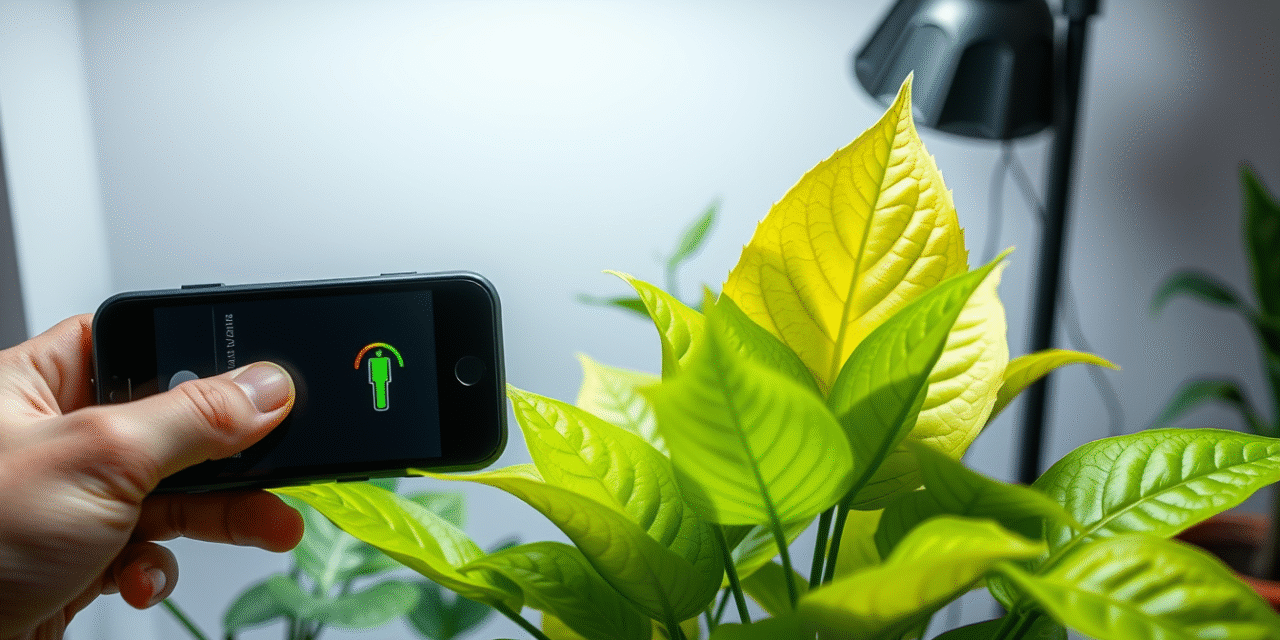 觀葉植物光照求救訊號：3步驟App測量、5種DIY，終結徒長黃葉